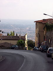 A veiw of Firenze from Fiesole